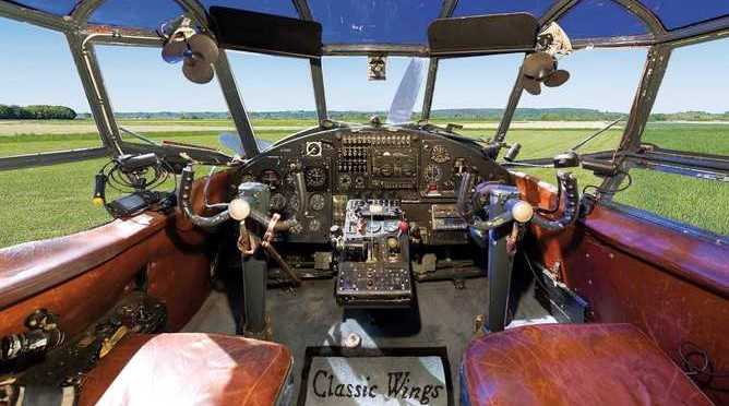 Cockpit Doppeldecker AN-2