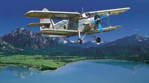Antonow AN-2 Alpenflug über Bayern